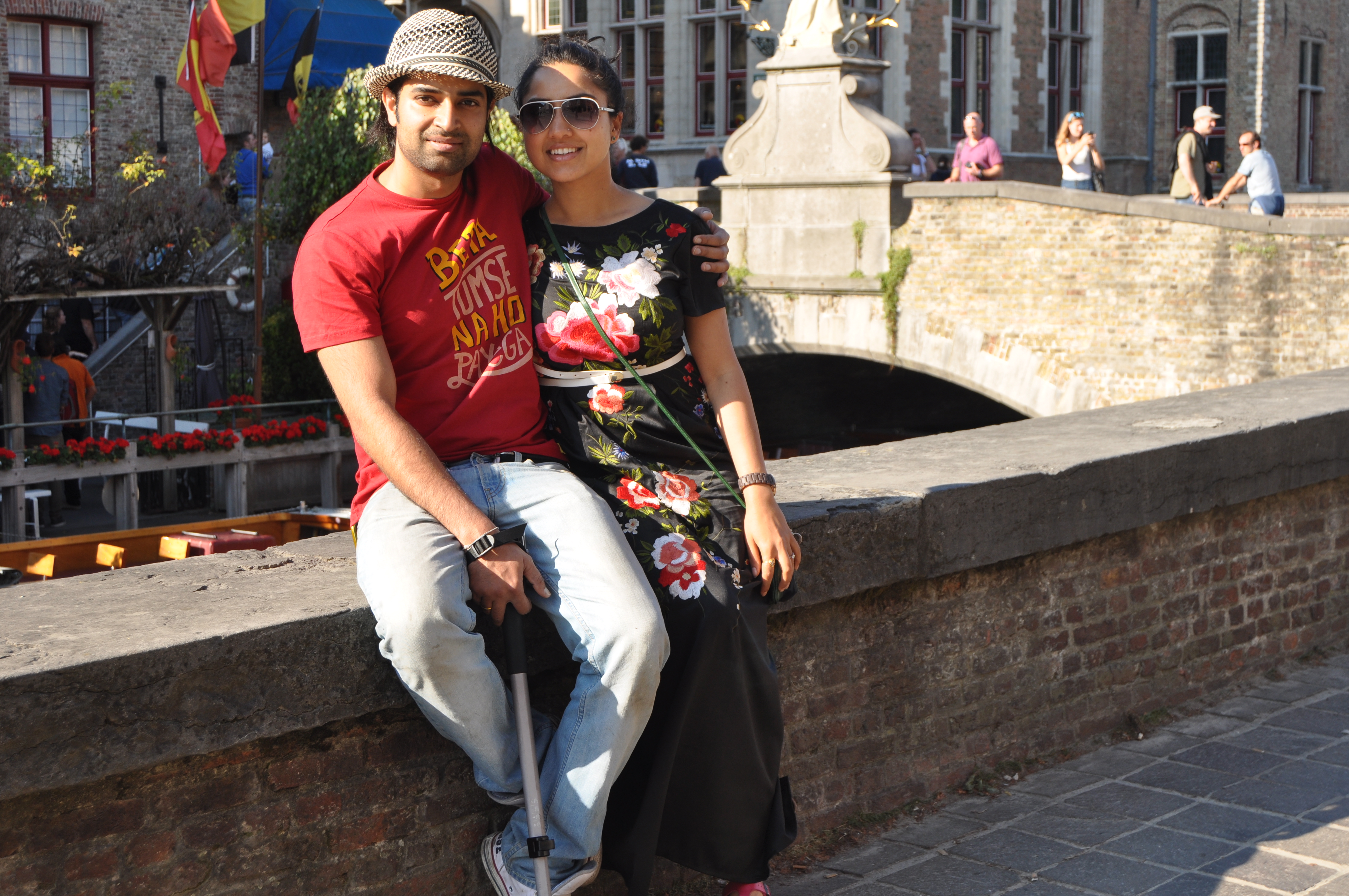 Aarti & Akhil in Belgium